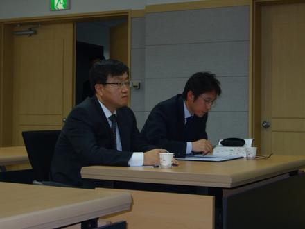 성민섭 교수님과 이욱한 학장님