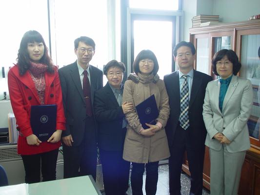 경상대학 동문회장학금 수여식(2008.03.07)